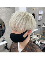 ラル(Lull)&nbsp;【メンズカット×ホワイトカラー】トリプルカラー