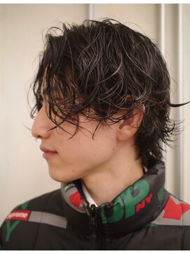 ブルートマト(BLUE TOMATO) メンズカット学割U24メンズパーマニュアンスパーマ（masaki)
