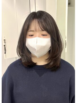 コレクティブワーク 表参道 渋谷(COLLECTIVE WORK) レイヤーボブ 艶髪 暗髪 透明感カラー