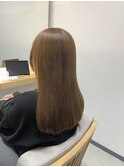 ブリーチなしアッシュベージュ