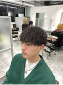 マッシュベース 波巻きパーマ