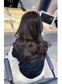 韓国風レイヤーカットで 可愛く巻き髪◎