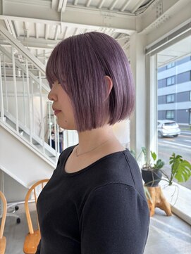 グリーン(green) リナ　ブリーチ有りのラベンダーカラー