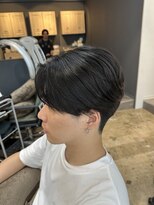 アロー 船橋店(AROH)&nbsp;毛流れセンターパート/スパイキーショート/ブルーブラック/船橋