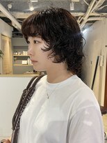 コフィー バイ メルト 吉祥寺(cofy by melt) 山本/ウルフパーマレイヤーカット顔周り前髪ウェーブ吉祥寺