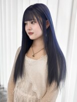 ジーナ 名駅(XENA.) 《karin》navyblue/名駅/名古屋/名古屋駅/透明感カラー/艶カラー