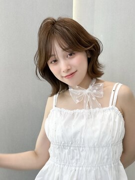 ロンドリゼル 札幌(Lond RiseL) ◯ オリーブグレー/韓国/レイヤーカット/髪質改善/縮毛矯正/札幌