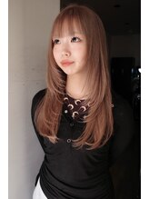 ヘアーアンドリラクゼーション オブジェ(hair&relaxation obje) layer cut × beige color