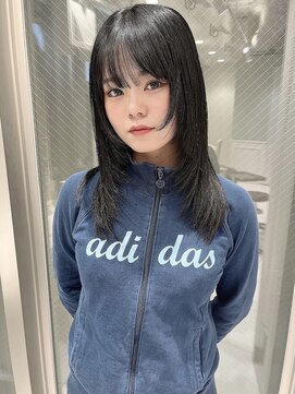 ニューヨークニューヨーク 三宮駅前店(NYNY) 暗髪ロングウルフレイヤー