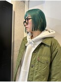ショートボブ/ショートカット/ミニボブレイヤー/ケアブリーチ