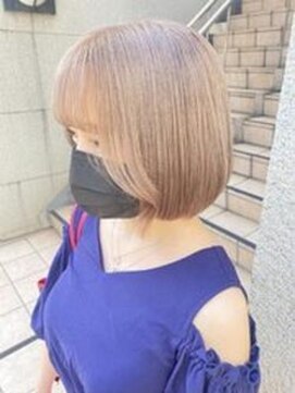 マジコ 原宿(Magico) ベージュ/ダブルカラー/ケアブリーチ/髪質改善/原宿