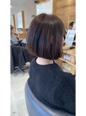 大人の内巻きナチュラルボブ