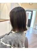 切りっぱなしボブ