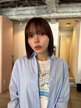 セーヌパス(CEINE PATH) CEINE PATH【中目黒】大人可愛いショートボブ ×透明感カラー