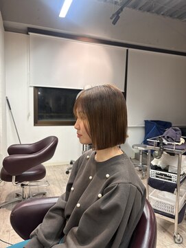 コワファーストナガサキシャンプーボーイ(COIFF1RST NAGASAKI SHAMPOO BOY) 今っぽくて可愛い10代20代ショートボブ／長崎