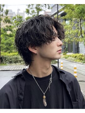 アストラ(ASTRA) MEN’S HAIR/波巻きツイストスパイラル/リバースセンターパート