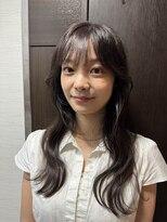 モナン(monan)&nbsp;こっくりブラウンハッシュカットロングレイヤーカット