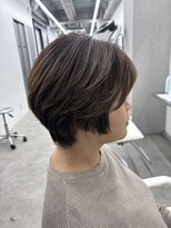 ロエ 元町店(Loe) 元町ショートカット白髪ぼかし白髪染めハイライト髪質改善ボブ