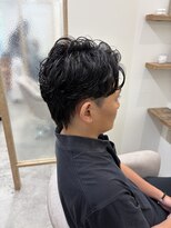 シアエミュー 新越谷店(SHEER emu)&nbsp;センターパート波巻きウルフ