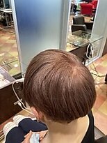 シャンプーボーイ 佐賀(SHAMPOO BOY)&nbsp;明るい白髪ぼかしショートスタイル【白髪ぼかし佐賀】