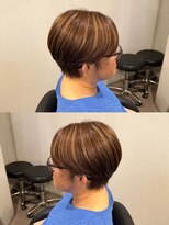 アフェクト 上大岡(affect)&nbsp;ダークパープル/ナチュラルショート/夏のヘアアレンジ/上大岡