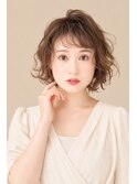 大人かわいい　ゆるふわカール　ショートボブ　PANOLA下北沢