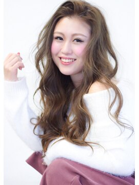 ヘアリゾート ラグーン(hair+resort lagoon) ミルクティーアッシュ×大人可愛い×グラマラス