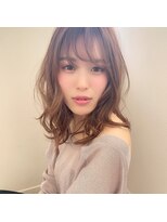 【添田】大人かわいいヘルシーレイヤーミディイルミナカラー