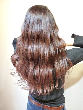 ウノプリール 京橋店(uno pulir) 【秋野弘幸】ピンクベージュグラデーション　ロング