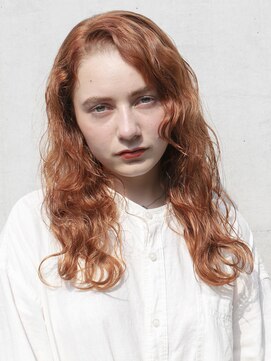 ヘアサロン ガリカ 表参道(hair salon Gallica) 『 オレンジベージュ』外国人風ナチュラルウェーブ♪