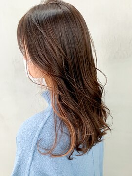 アイティー バイ アルバム 浦和店(IT by ALBUM) イヤリングカラー_マロンベージュAラインボブ_ba312021