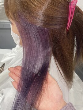 アルーシェ 秋葉原店(Alushe) イヤリングカラー×ラベンダー