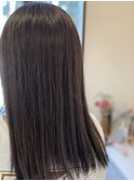 透け感アッシュ