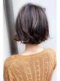 《knit銀座》大人可愛い20代30代40代ショートボブ丸み前下がり
