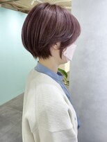 オウル(Owll) 【Owll】大人可愛い ピンクベージュマッシュショート