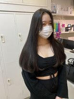 イヴォーク トーキョー(EVOKE TOKYO) 韓国黒髪ロングストレート×クセ気になる方にコスメストレート