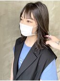 大須 グレージュ グレー グラデーション ブリーチ