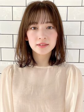 エアー 青山(AIR) 【モテ・愛され】くびれミディ/こなれミディ/マロンベージュ