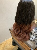 ネウィ 大分中央町店(newi)&nbsp;【シノハラ】グラデーションカラー/ピンクベージュ