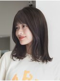 似合わせカットイメチェンミディアムグレージュ