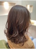 グレイカラー(リタッチ)×ナチュラルベージュ(グラデーション)