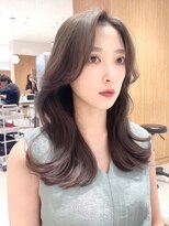 アフロートリノ(AFLOAT Leino)&nbsp;2wayバング 韓国前髪 シースルー ミディアム くびれヘア