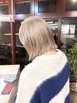 ヲタク(wotaku.)&nbsp;ミルクティーベージュダブルカラーケアブリーチホワイトベージュ