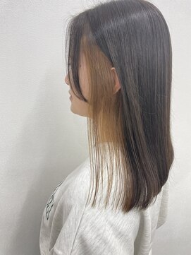 ルプラ ガーデン(le-pla garden) インナーカラー#外ハネウルフ#ケアブリーチ#ダブルカラー