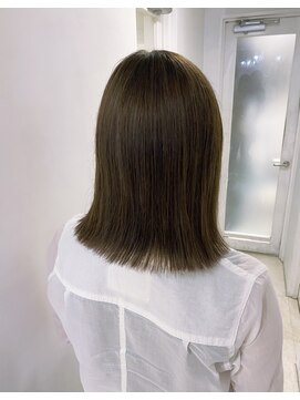 グランドライン(GRAND LINE) 《GRANDLINE友田千栄》オリーブベージュスタイル　髪質改善