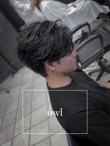 アウル 心斎橋(owl)&nbsp;センターパート×フェザーパーマ×ニュアンスパーマ
