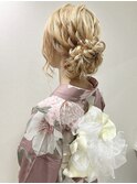 浴衣・ゆるふわアップ