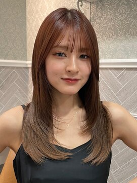 ロンド 銀座(Lond) 【銀座/Shina】顔まわりレイヤー/韓国ヘア/似合わせ/2wayバング