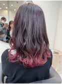 ラベンダーグラデーションピンク