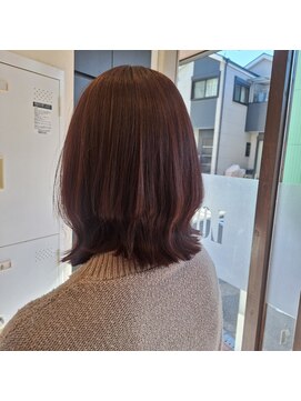 ローレン(LOREM) 小顔ワンレン/秋色ボブルフ/丸みショート/抜け感こなれヘア